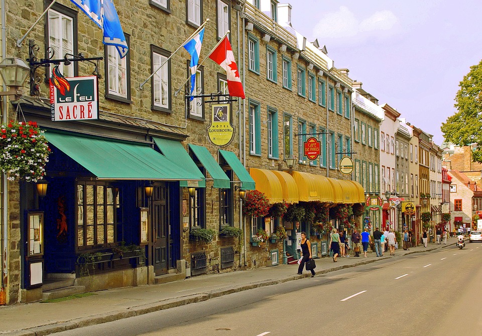 High Streets of Old Quebec 
City