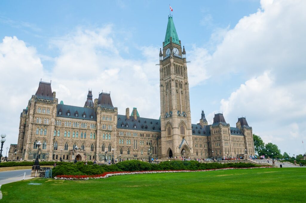 Parliament Hill in the capital city of Canada, Ottawa