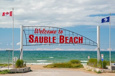 Welcome to Sauble Beach by Peter K Burian