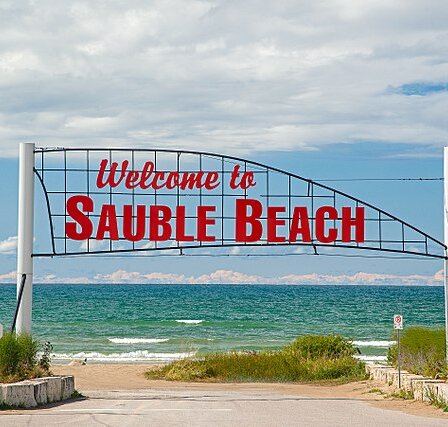 Welcome to Sauble Beach by Peter K Burian