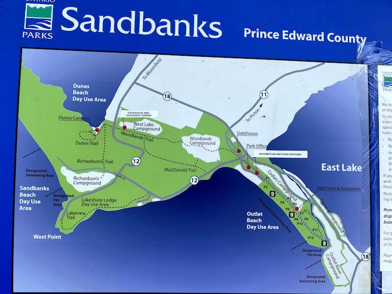 Sandbanks park map